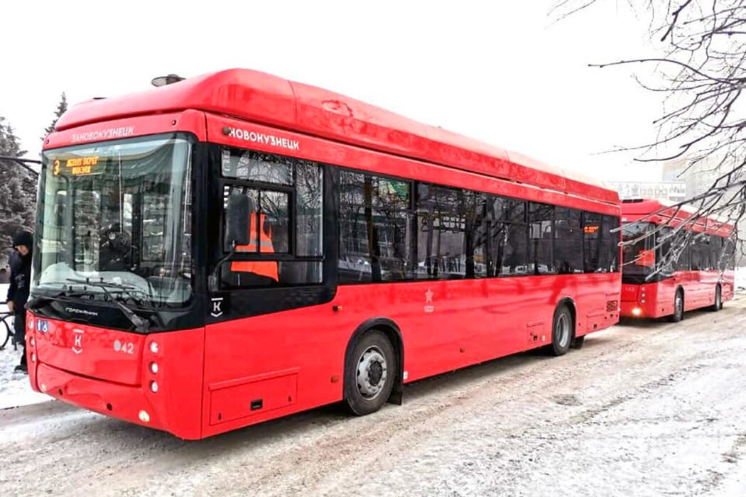 новые автобусы в Новокузнецке
