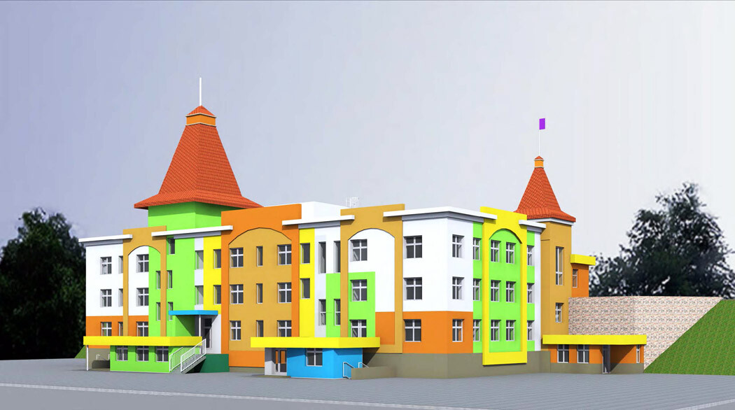 строительство школы Кемерово-сити