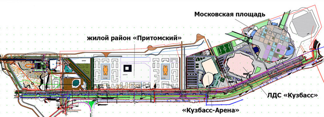 План застройки притомского проспекта кемерово